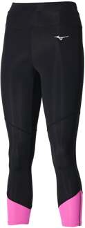 Mizuno Impulse Core 3/4 Tight Dames-Zwart,Pink - XS,S,M,L,XL