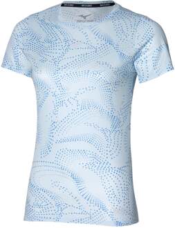 Mizuno Impulse Core Graphic Hardloopshirt Dames-Lichtblauw - S,M,L,XL