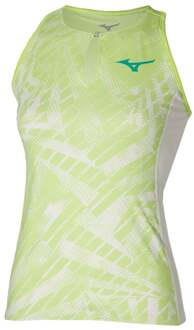 Mizuno Mugen Printed Tanktop Dames-Limoen - XL
