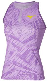 Mizuno Mugen Printed Tanktop Dames-Mauve - S