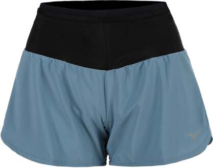 Mizuno Multi Pocket Hardloopshorts Dames-Petrolblauw - S,M,L,XL
