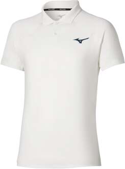 Mizuno Polo Heren-wit - L
