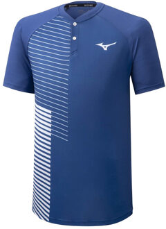 Mizuno Shadow Heren Blauw/Wit T-Shirt
