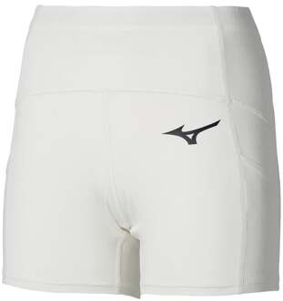 Mizuno Short Tight Dames-Wit