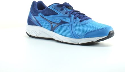 Mizuno Spark 5 Blauw Navy Synthetisch Heren Lace Up Hardlooptrainers K1GA200327
