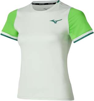 Mizuno T-shirt Dames-groen - XS,S,M,L,XL