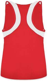 Mizuno Team Authentic Kinder Rood/Wit Singlet Vest