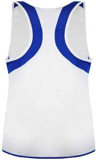 Mizuno Team Authentic Kinder Wit/Blauw Singlet Vest - maat