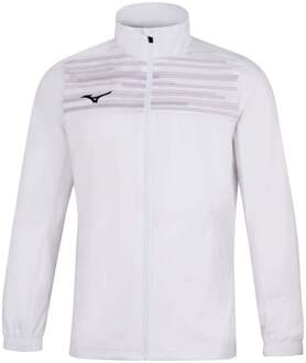 Mizuno Team Chiba Micro Trainingsjack Heren-wit - L