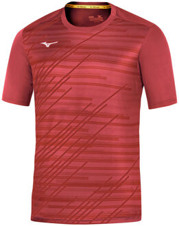 Mizuno Team Chiba T-shirt Heren-rood - S,XL,XXL
