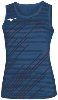 Mizuno Team Chiba Tanktop Dames-donkerblauw - S