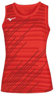 Mizuno Team Chiba Tanktop Dames-rood - L