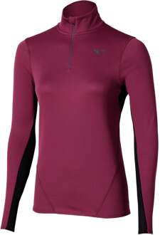 Mizuno Tech Thermal Charge Half Zip Hardloopshirt Dames-Paars lila - XS,S,M,L,XL