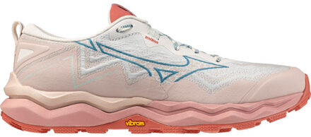 Mizuno Wave Daichi 9 Dames wit/roze - 38 1/2