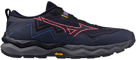 Mizuno Wave Daichi 9 GTX               Trailschoen Dames-donkerblauw, neonrood - 38,39,40,40.5,42