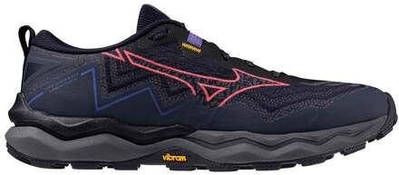 Mizuno Wave Daichi 9 GTX               Trailschoen Dames-donkerblauw, neonrood - 39