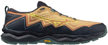 Mizuno Wave Daichi 9                       Trailschoen Heren-rood, geel - 48.5
