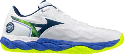 Mizuno Wave Enforce Court Allcourt schoen Heren wit - 39,40,40.5,41,42,42.5,43,44,44.5,45,46,47,48.5