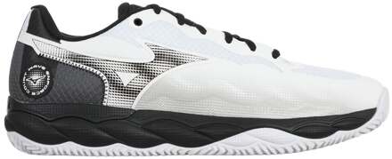 Mizuno Wave Enforce Court Tennisschoenen Heren-Wit,Zwart - 44.5