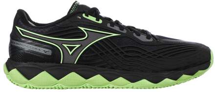 Mizuno WAVE ENFORCE TOUR 2 PADEL Padel schoen Heren-zwart, neongroen - 40.5