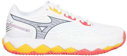 Mizuno Wave Enforce Tour 2 Tennisschoenen Dames-Wit,Lichtblauw - 40.5