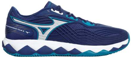 Mizuno Wave Enforce Tour 2 Tennisschoenen Heren-Blauw,Wit - 40