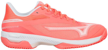 Mizuno Wave Exceed Court Tennisschoenen Dames-Koraal,Wit - 36.5,37,38,38.5,39,40,40.5,42,42.5,43
