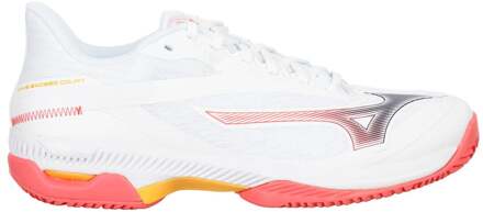 Mizuno Wave Exceed Court Tennisschoenen Dames-Wit,Koraal - 40