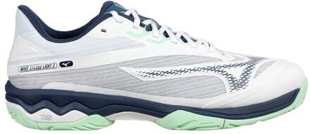 Mizuno Wave Exceed Light 2 Tennisschoenen Heren-Wit,Blauw - 44.5
