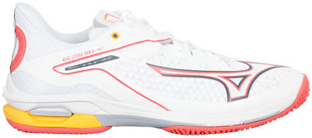 Mizuno Wave Exceed Tour 6 Tennisschoenen Dames-Wit,Koraal - 42