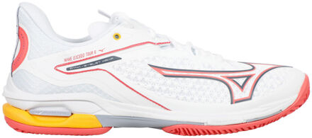 Mizuno Wave Exceed Tour 6 Tennisschoenen Dames-Wit,Koraal - 42