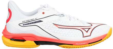 Mizuno Wave Exceed Tour 6 Tennisschoenen Heren-Wit,Koraal - 40.5,42.5,44.5,45,46