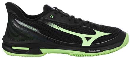 Mizuno WAVE EXCEED TOUR 7 PADEL Padel schoen Heren-zwart, neongroen - 40.5