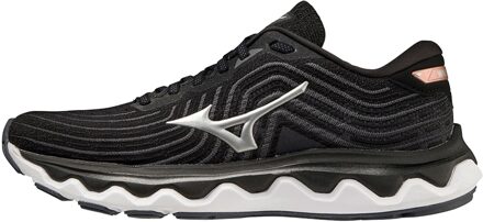 Mizuno Wave Horizon 6 Hardloopschoenen Dames zwart - grijs - zilver - 40 1/2