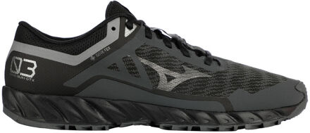 Mizuno Wave Ibuki 3 GTX Trailschoen Dames-Zwart,Donkergrijs - 42