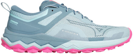 Mizuno Wave Ibuki 4 Trailschoen Dames-Petrolblauw,Pink - 42.5