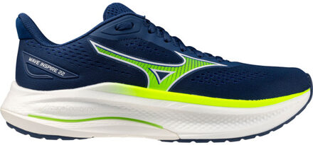 Mizuno Wave Inspire 22 Heren blauw/geel - 40 1/2