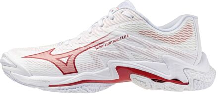 Mizuno Wave Lightning Elite Indoorschoenen Dames 40 Wit