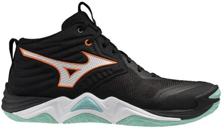 Mizuno Wave Momentum Elite Mid Indoorschoenen SR 44 Zwart