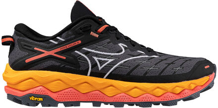 Mizuno Wave Mujin 10 Trailschoen Dames-Zwart,Oranje - 38,38.5