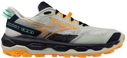 Mizuno Wave Mujin 11                       Trailschoen Heren-beige, zwart - 42,42.5