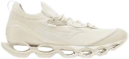 Mizuno Wave Prophecy Sneakers - Blanc Ecru Mizuno , White , Heren - 42 Eu,43 Eu,43 1/2 Eu,42 1/2 Eu,41 1/2 Eu,40 1/2 EU