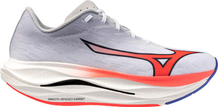 Mizuno Wave Rebellion Flash 3 Heren wit/rood - 40 1/2