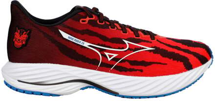 Mizuno Wave Rider 28 Neutrale Schoen Heren-Rood,Wit - 38,38.5