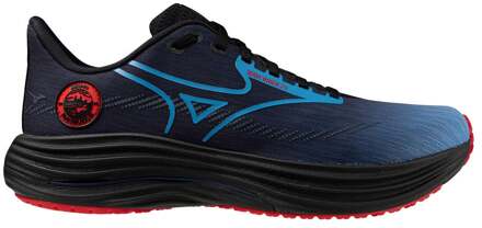 Mizuno Wave Rider 29 Amsterdam Neutrale Schoen-Zwart - 38.5