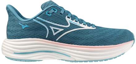 Mizuno Wave Rider 29                   Neutrale schoen Dames-blauw, wit - 38