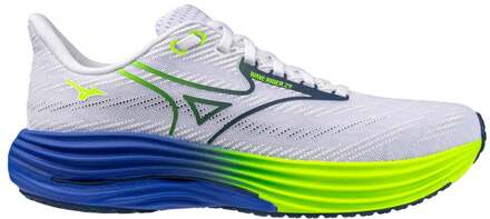 Mizuno Wave Rider 29                       Neutrale schoen Heren-wit, blauw - 45