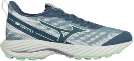 Mizuno Wave Rider GTX 2 Trailschoen Dames-Petrolblauw,Groen - 38,38.5,39,40,40.5,41,42,42.5