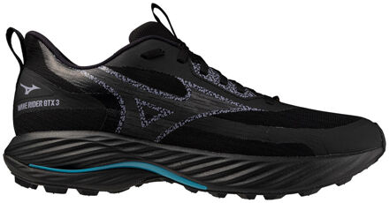 Mizuno Wave Rider GTX 3                    Trailschoen Heren-zwart, turkoois - 42,46