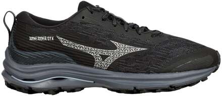 Mizuno Wave Rider GTX Hardloopschoenen Dames zwart - wit - grijs - 40 1/2